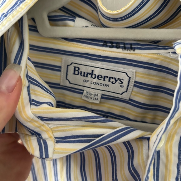 Burberry mens button down shirt - Picture 2 of 3